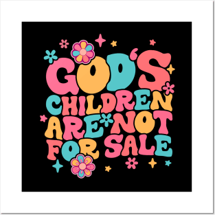 Jesus Christ Gods Children Are Not For Sale Christian Faith Posters and Art